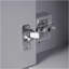 Meuble-lavabo moderne 36 po gris avec lavabo en céramique, portes à fermeture douce, 4 tiroirs de rangement, conception élégante pour les petites salles de bain-732187828