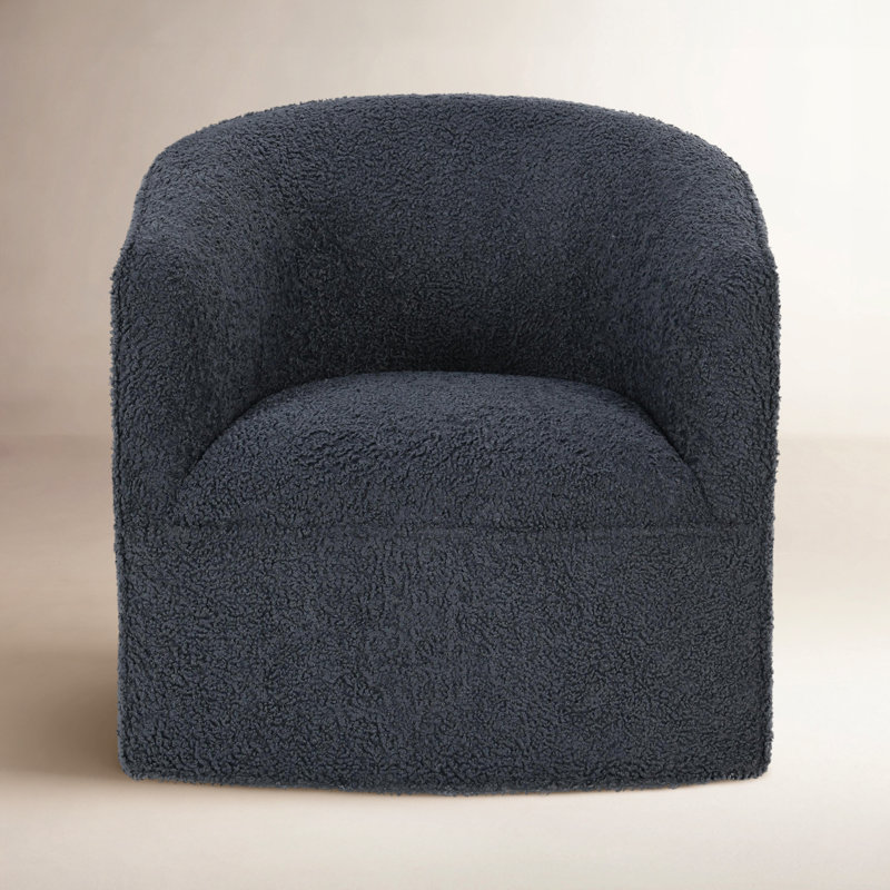 Valencia Swivel Accent Chair, Black