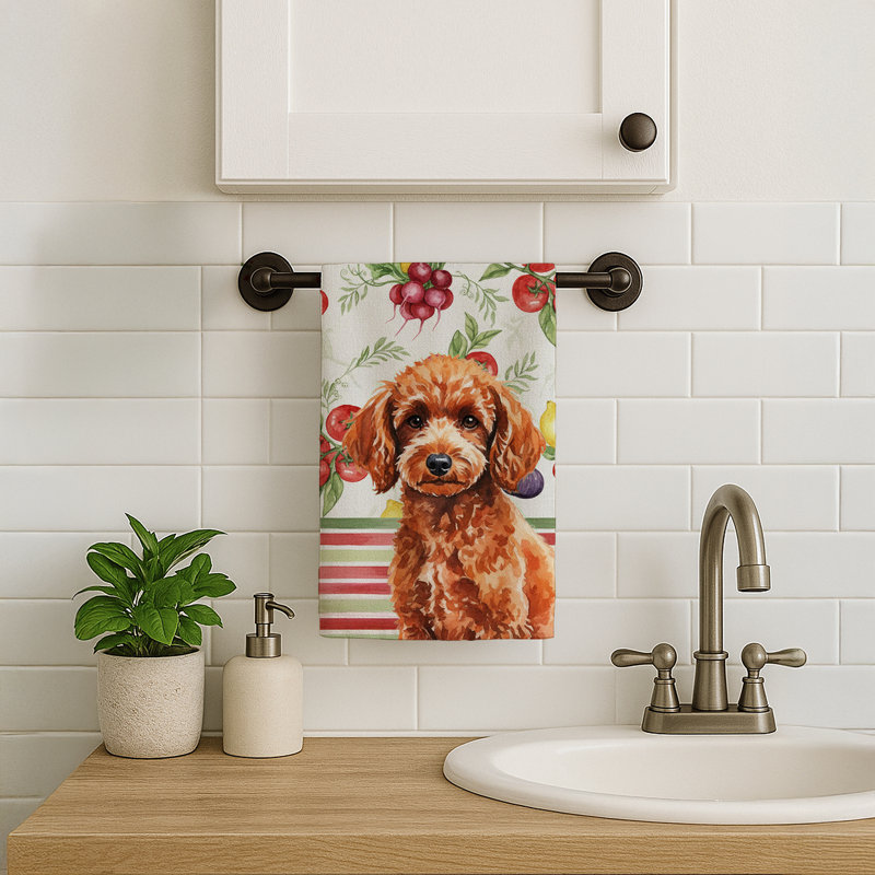 Serviette de cuisine Toy, Toy Red Poodle
