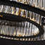 Lustre en cristal 10 lumières à intensité variable de 37 po Nashrah pour salle à manger ou îlot de cuisine-1077502216