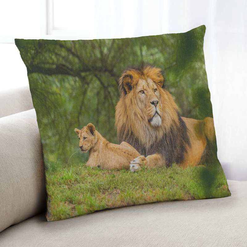 Coussin 36 animaux, Microsuède