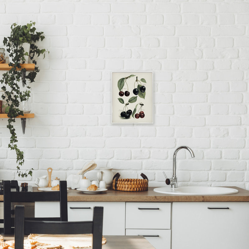 Giclée encadrée par Natural, H 14 po x l 11 po, Estampe numérique encadrée blanc bord de mer