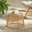 Table d'appoint en osier Fiona