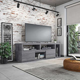 Adjustable Tv Stand Console, Tv Table, Expandable Accent Tv Stand With 2 Storage Drawers