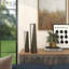 Ensemble de vases de table effilés en métal 2 pièces Fratar