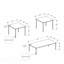 Ensemble de tables basses 3 pièces Contemporary Modern Modern