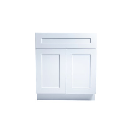 30" W Ready-to-Assemble Free-Standing Single Bathroom Vanity Storage Cabinet Only
