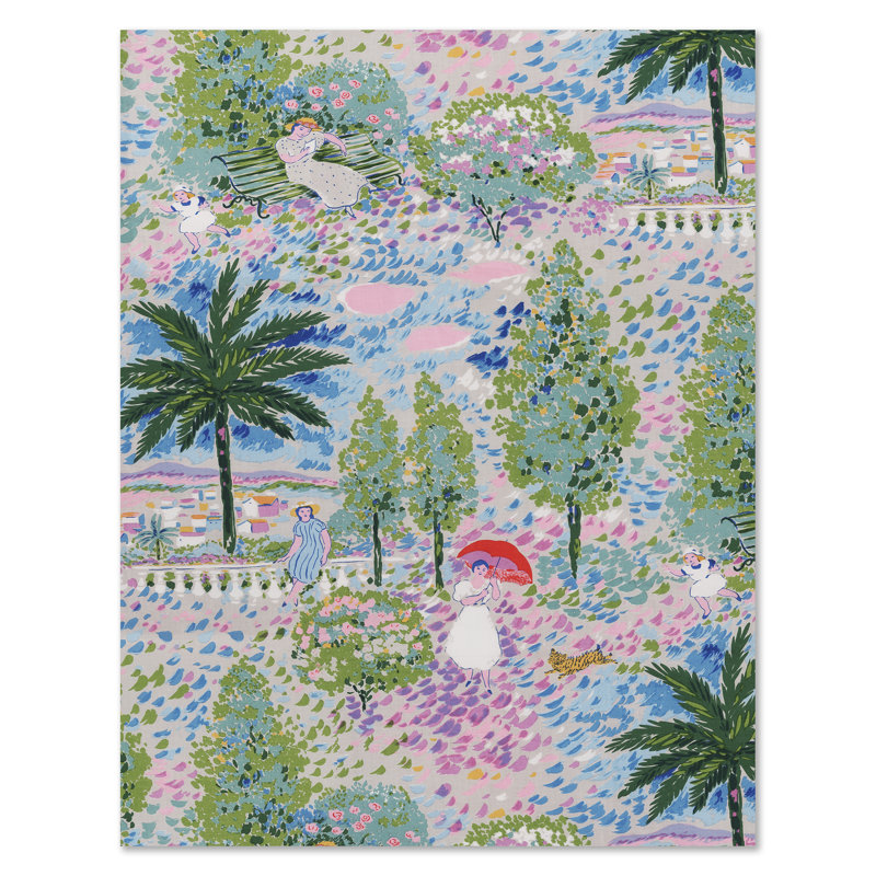 Park Life Print by Paule Marrot, 54" H x 42" W x 1.25" D, Unframed