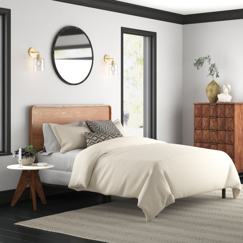Murchison Solid Wood Panel Headboard, Queen