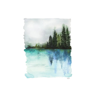 Misty Waters by Kelsey McNatt - Wrapped Canvas Painting