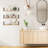 3 Piece Solid Wood Bracket Shelf with Reclaimed Wood