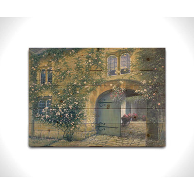 Cobblestone Courtyard by Charles White
