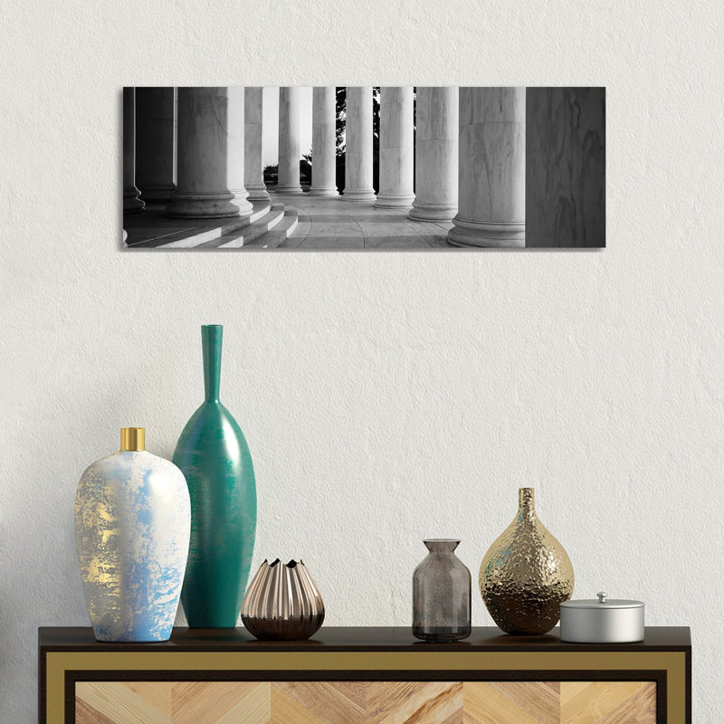 Jefferson Memorial Washington DC by Panoramic Images - Panoramic Gallery-Wrapped Canvas Giclée on Canvas, No Frame