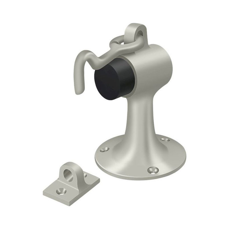 Door Stop, Brushed Nickel