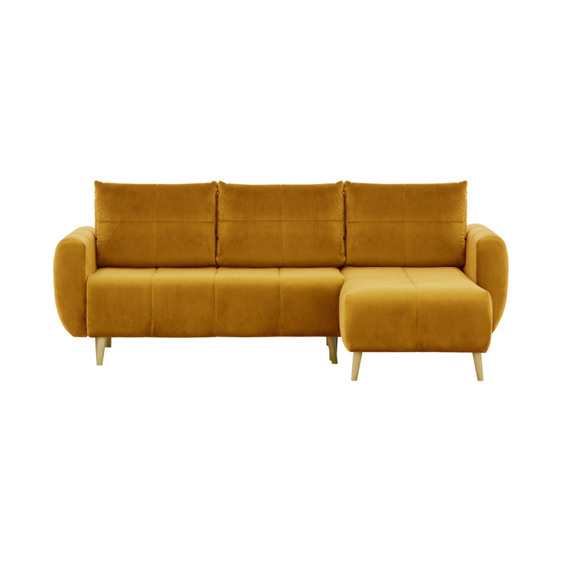 Hollaway 4 Seater Sofa Bed, Yellow