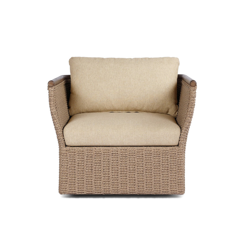 Chaise pivotante d'extérieur Elmira - Fausse jacinthe