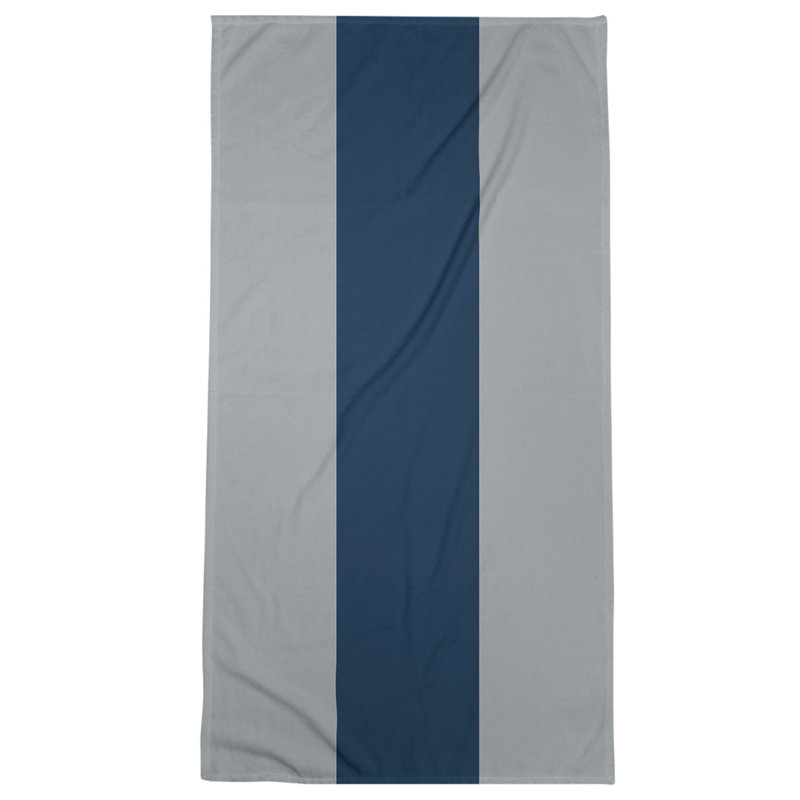 Bath Towel, Gray/Blue