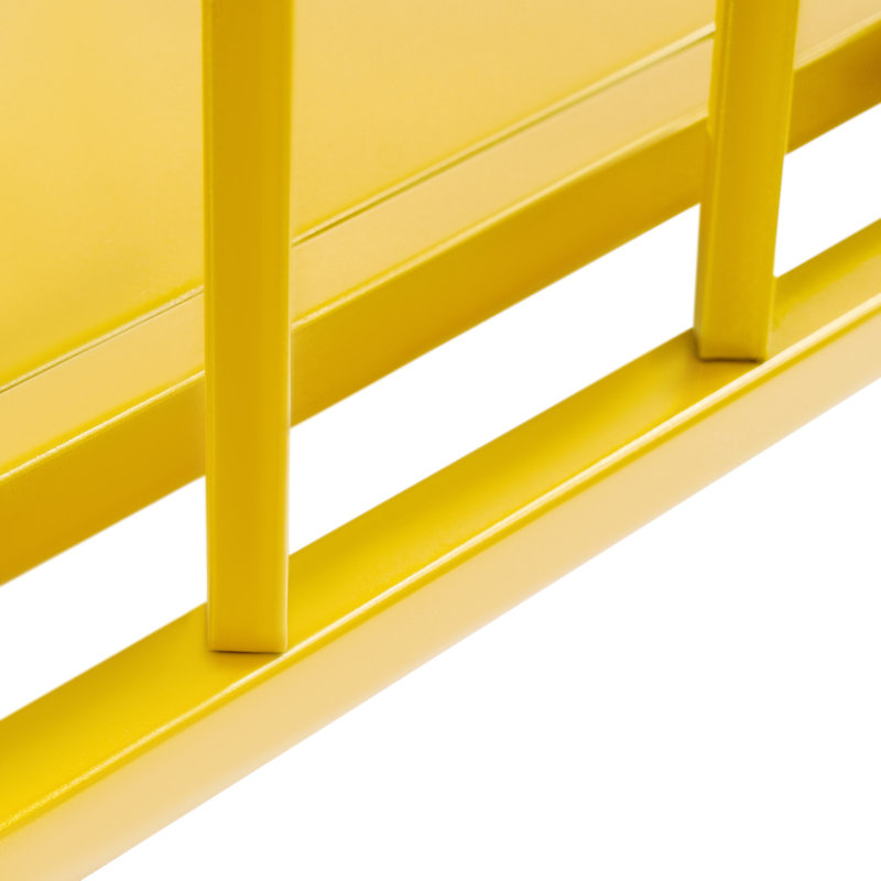 31.5X9.8” 4-Tier Book Storage Rack, Gold