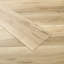 Plancher de vinyle de luxe à coller, imperméable, 9 po x 48 po, 2 mm (12 mil), chêne moissonné Ackland Elorie-125889600