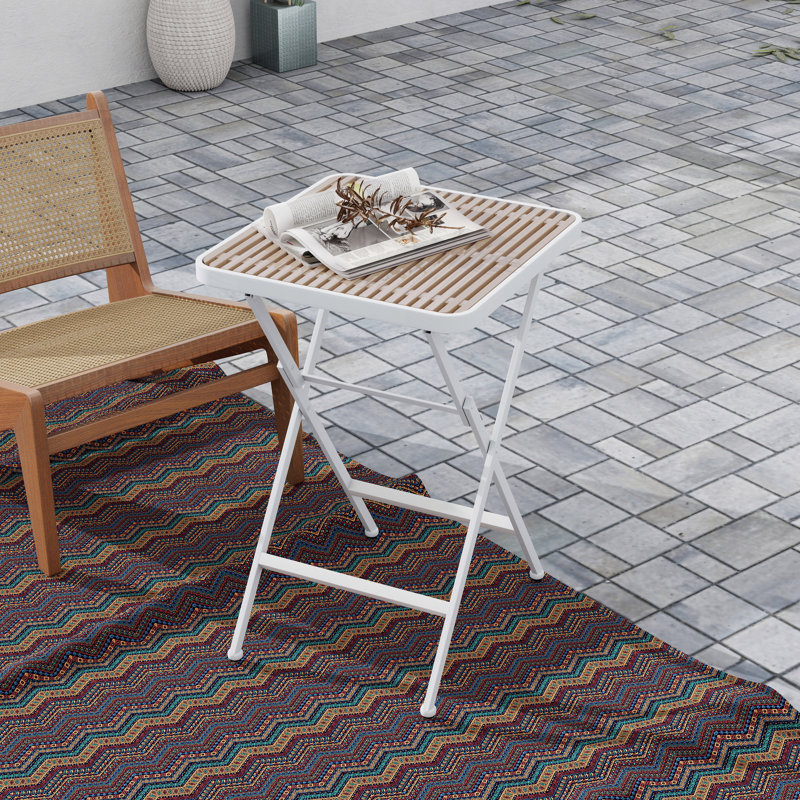 Table carrée moderne pliante