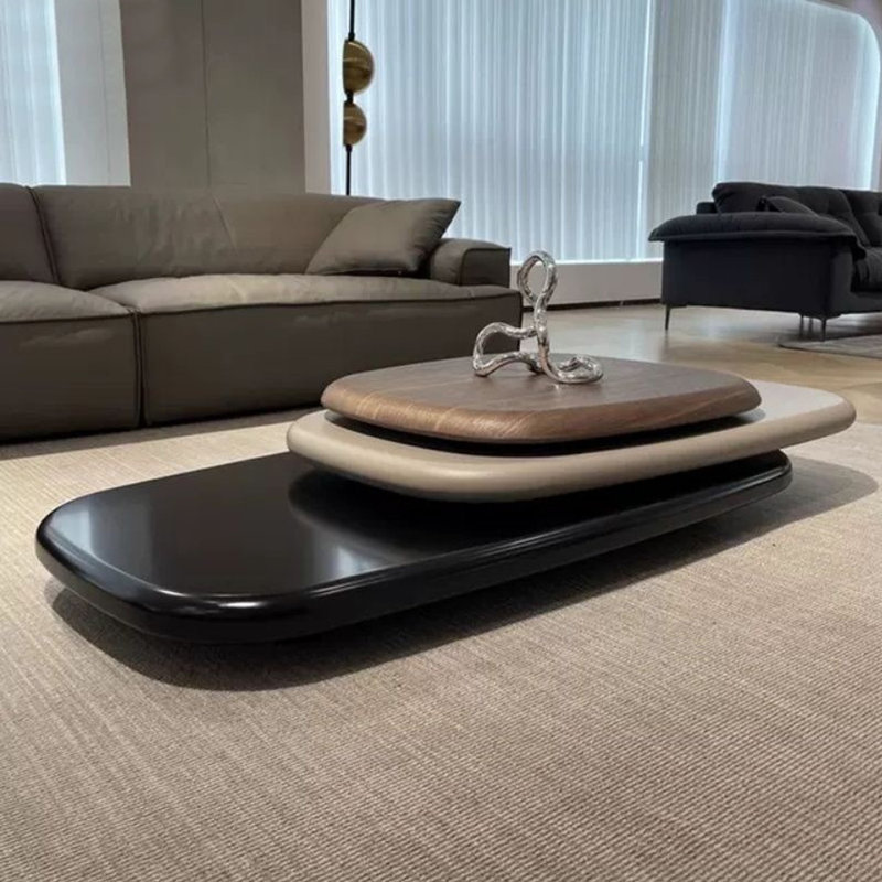 Premium Rotating Irregular Coffee Table