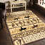 Tapis beige - Tribes Gcyls4009. Tapis en polypropylène 5 pi 3 po x 7 pi Pour la circulation à domicile. Teinture. & Pet-. Fabrication turque. Doux avec envers en jute. Épaisseur de 0,39 po. Convient aux entrées et sous les meubles. Régulier-1636385309