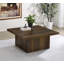 Table basse carrée en bois d'ingénierie