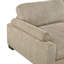 Canapé modulaire brun contemporain 6 pièces avec repose-pieds et coussins moelleux rembourrés en bois massif-1936649584