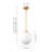 1 - Light Glass Globe Pendant Lights