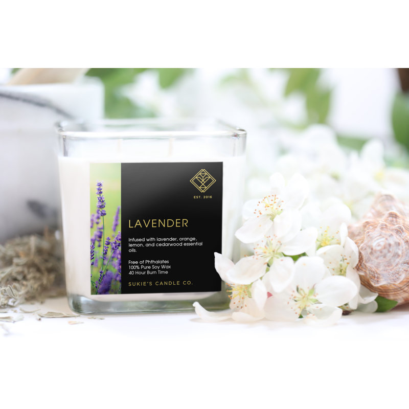 Bougie parfumée lavande