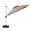 Parasol carré en porte-à-faux rotatif à 130 degrés avec base et couvercle Rosylin-1523102671
