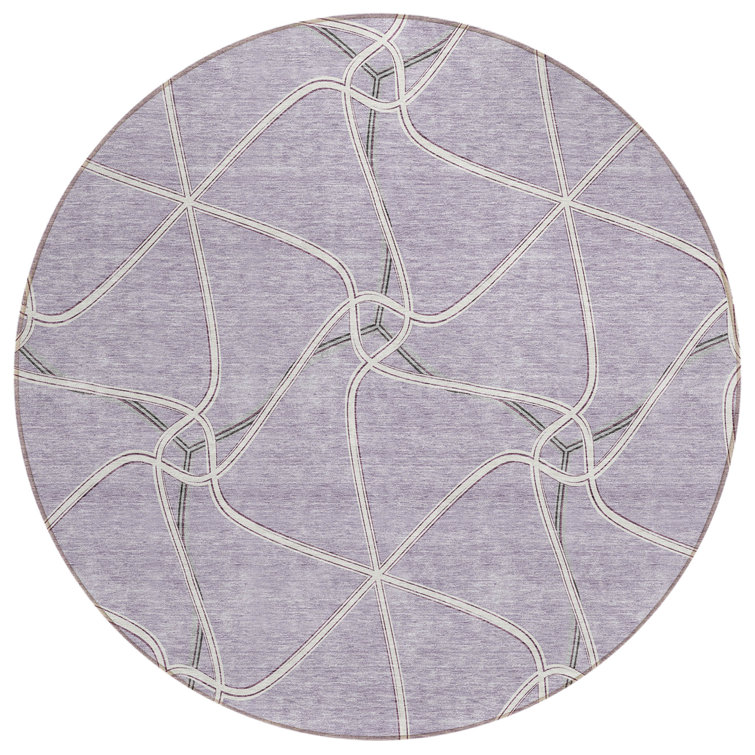  Aleg Area Rug with Non-Slip Backing