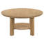Table basse en chêne clair 36 pouces