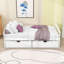Lit plateforme simple en bois avec 2 tiroirs-2088973678