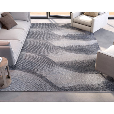 Tapis bleu / vert / gris Kohrs