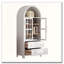 Armoire de cuisine haute de 71 po avec portes vitrÃ©es et tiroirs-759016043