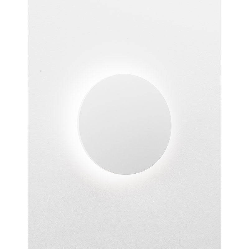 LED Flush Mounted Sconce, 18cm H x 18cm W x 4cm D