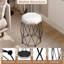 Nykeah Iron Accent Stool