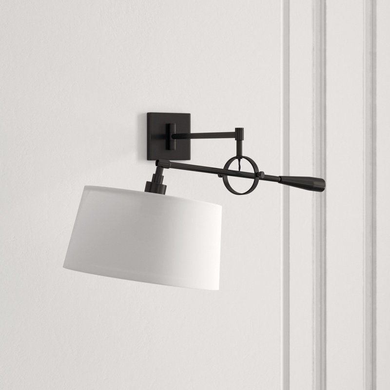 Real Simple 1 - Light Swing Arm, Dark Bronze Powder Coat