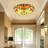 Tiffany Round Flush Mount Ceiling Light