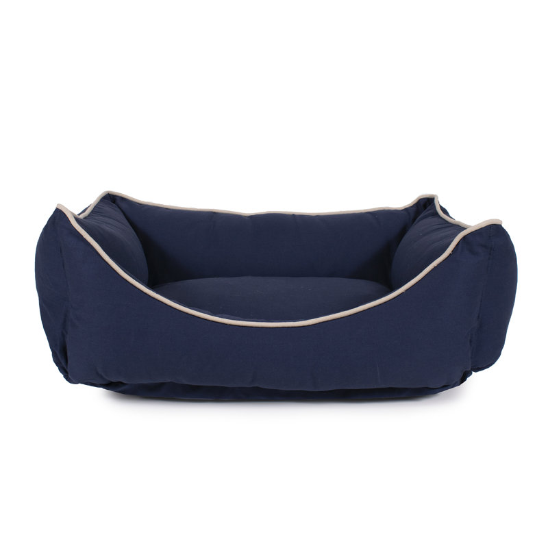 Lit pour chien classique à profil bas Kuddler, Bleu, Petit (l 30 po x P 24 po x H 9 po)