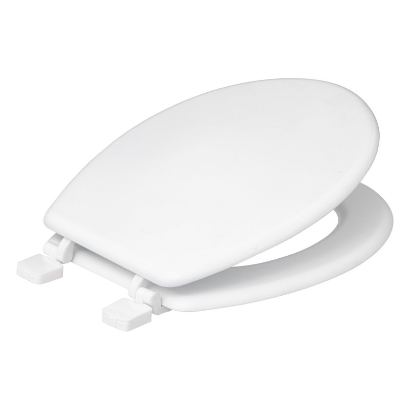 Soft Close Elongated Standard Toilet Seat, White
