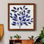 Deep Blue Branch II - Toile encadrée de qualité supérieure - prête à être accrochée-124647058-124647056
