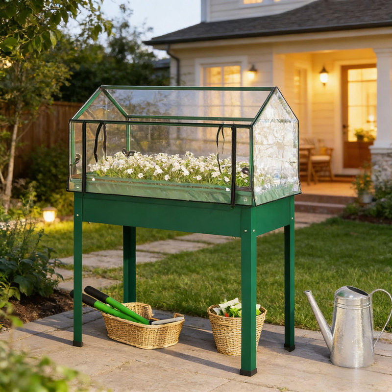 Jardinière moderne surélevée, lit pour plante