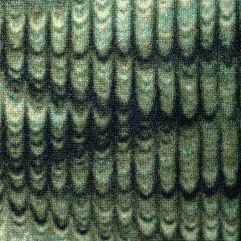 Trad Nouveau Boscage Cotton Blend Fabric, Emerald