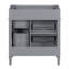 30'' Bathroom Vanity Without Top Sink, Modern Bathroom Storage Cabinet With 2 Drawers And A Tip-Out Drawer (NOT INCLUDE BASIN)-1412529479