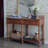 Country style retro console table