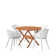 Kemon Octagonal 4 - Person 47'' Long Dining Set