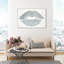 «Fashion and Glam Solid Kiss Silver Lips», impression sur toile-67049470-20689942