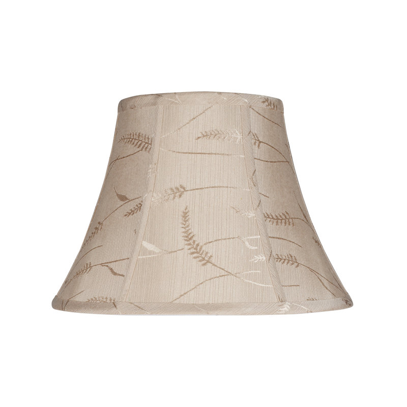 9.5'' H Jacquard Textured Fabric Bell Lamp Shade